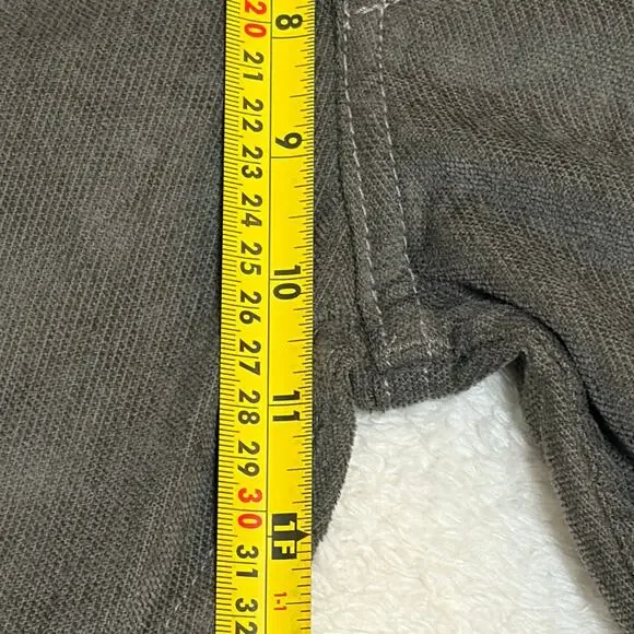 Gustin Jeans Mens 33 x 36 Gray California Straight Fit Denim Classic Made in USA - Picture 8 of 10